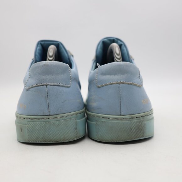 Common Projects Achilles Low Men's EU 44 Leather Powder Blue Trainers Sneakers - Picture 5 of 12
